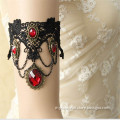MYLOVE women statement jewelry dance accessory black lace arm chain band MLAT21